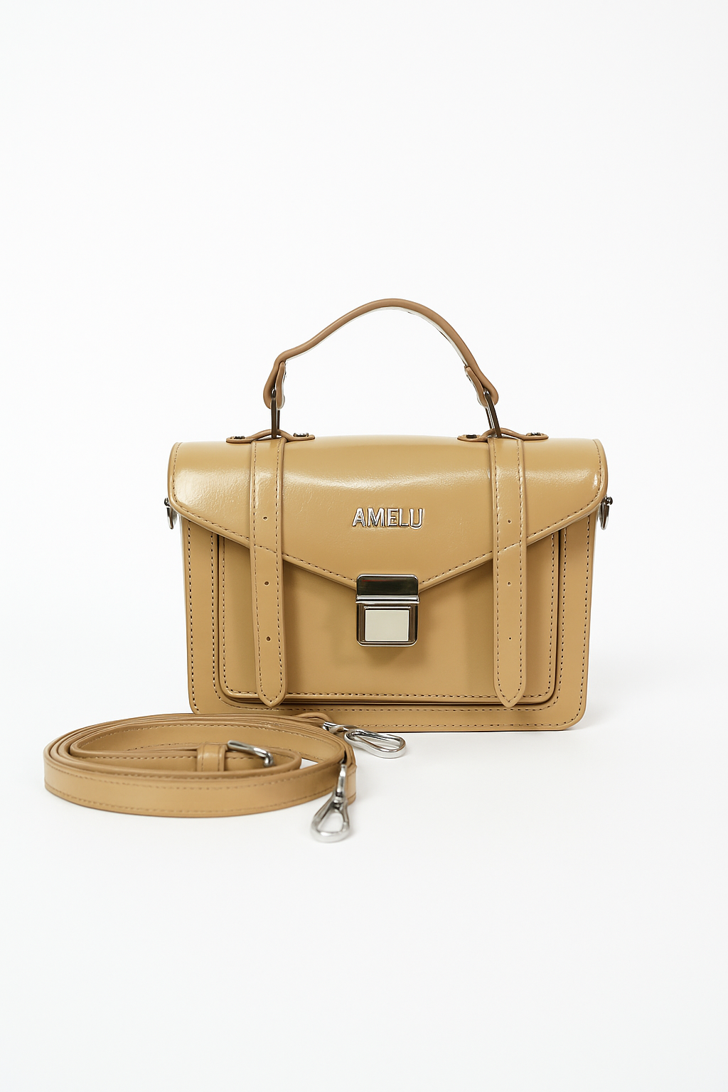 CARTERA M.LIBES AURORA PLATEADO KAQUI