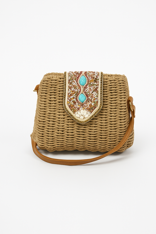 M.LIBRES YUTE CONQUISTA CAFÉ  BROCHE AZUL