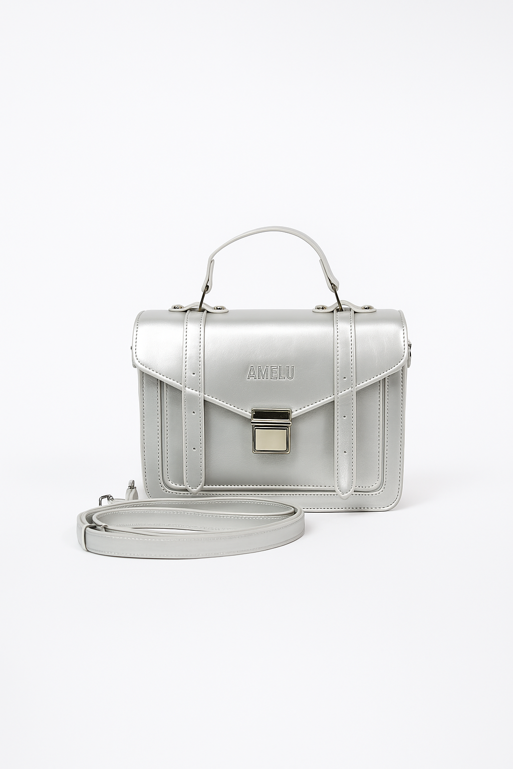 CARTERA M.LIBES AURORA PLATEADO