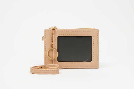 MONEDERO Y TARJETERO CORONADA ROSA