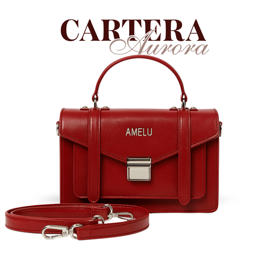 CARTERA AURORA ROJO